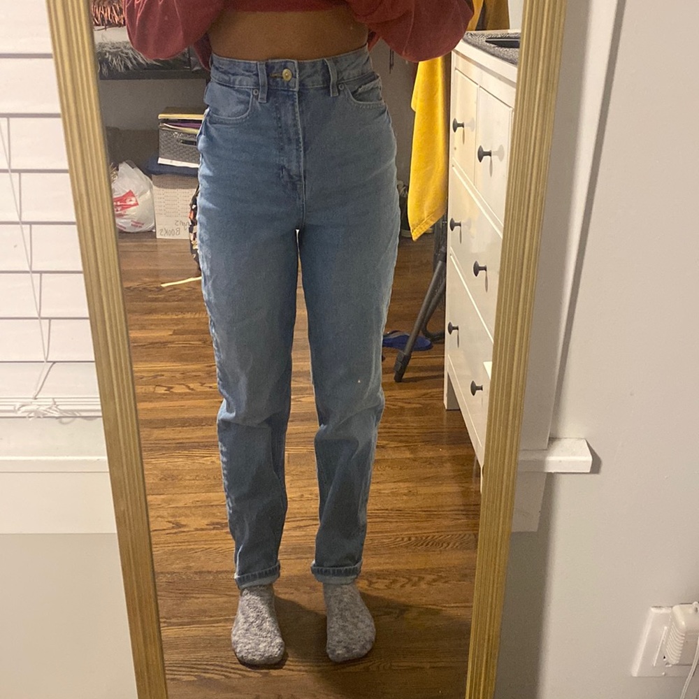 High waist mom jeans